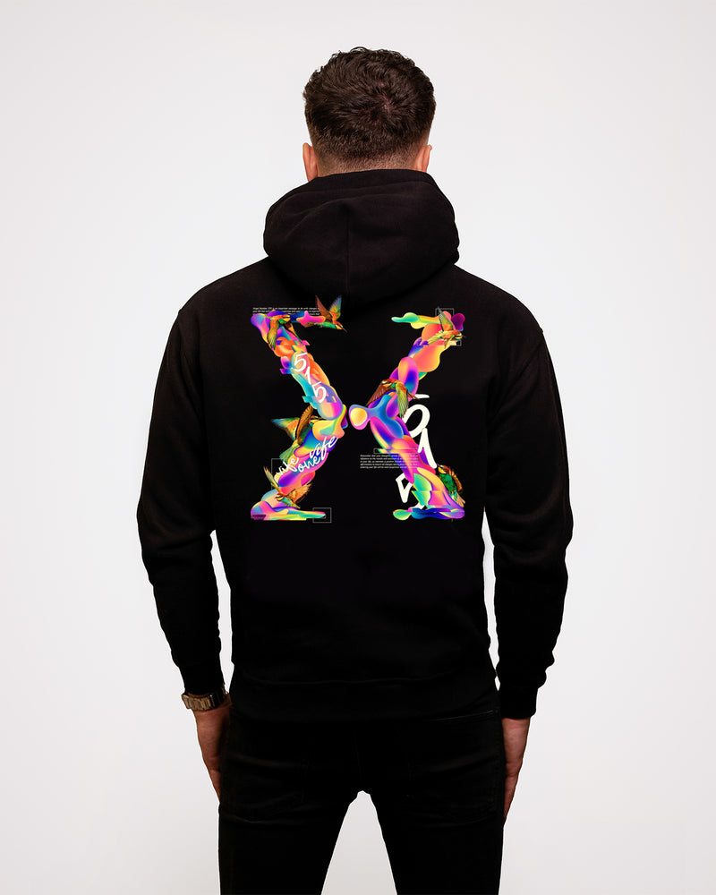 Loose-fit Hoodie - Bird