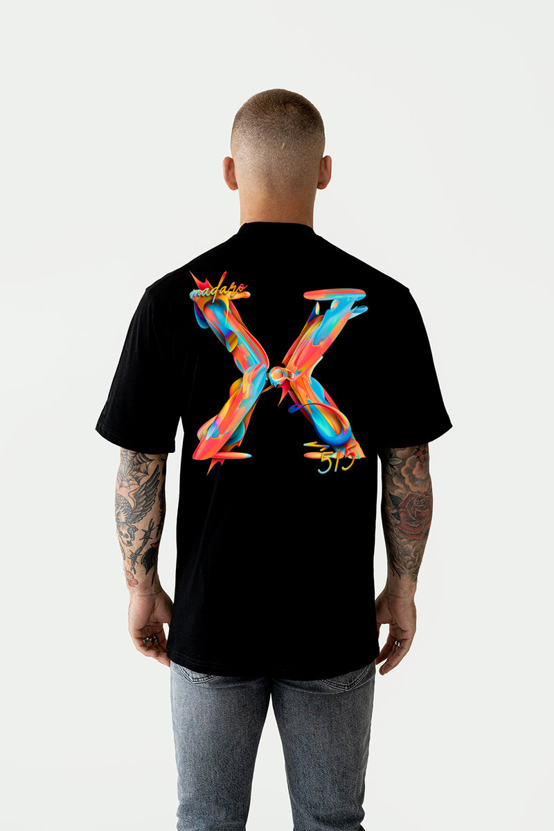 Liquid Orange - Loose fit - Black