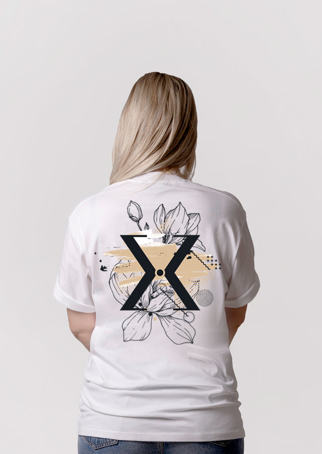 Women - Flower - Loose fit - White